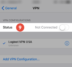 How to set up L2TP VPN on iPhone: Step 8